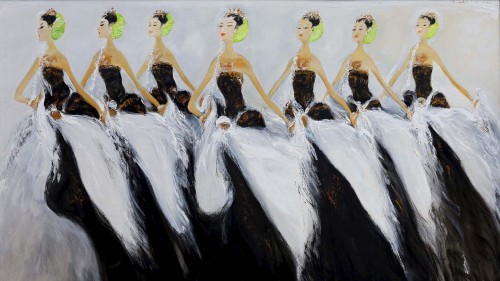 Magnificent Painting By Srihadi Soedarsono Of Bedaya Ketawang | GLOBAL AUCTION