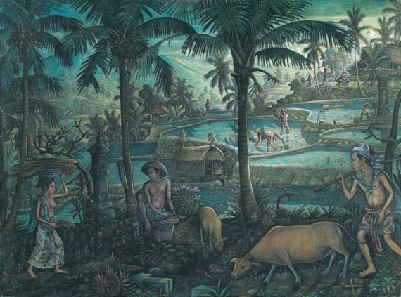 Wayan Sukadana ~ Cowherd (Gembala Sapi) | GLOBAL AUCTION