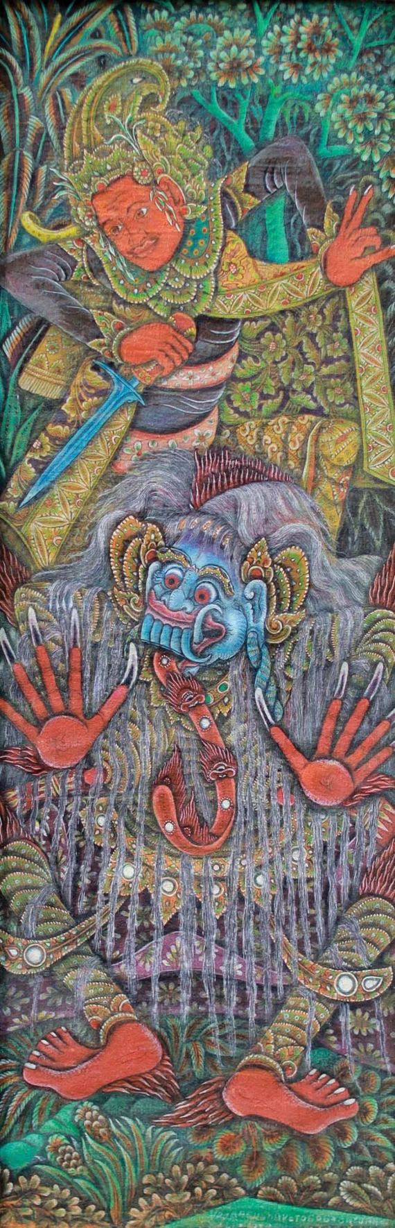 Ida Bagus Made Togog ~ Keris Dancer And Rangda (Penari Keris Dan Rangda) | GLOBAL AUCTION