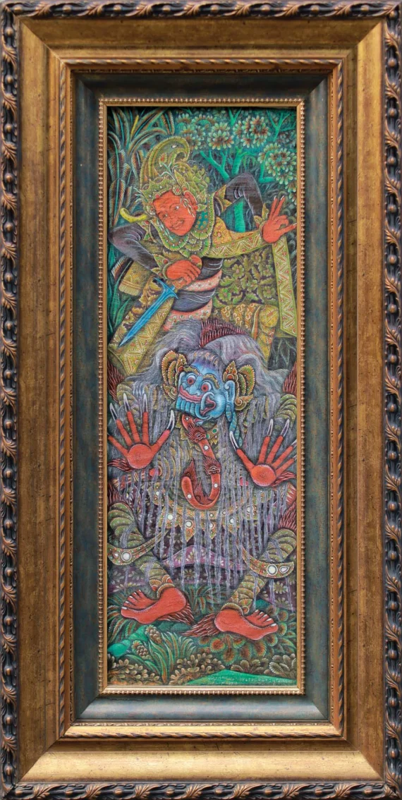 Ida Bagus Made Togog ~ Keris Dancer And Rangda (Penari Keris Dan Rangda) | GLOBAL AUCTION