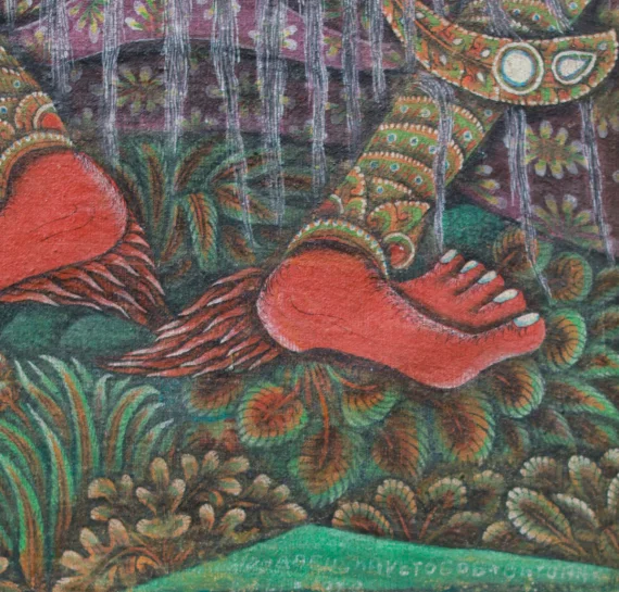 Ida Bagus Made Togog ~ Keris Dancer And Rangda (Penari Keris Dan Rangda) | GLOBAL AUCTION