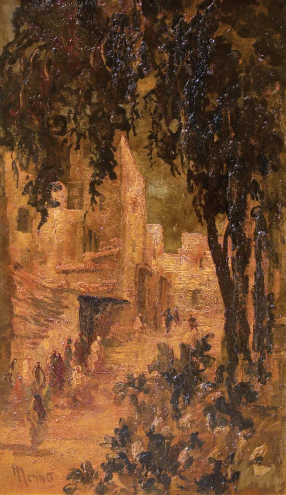 Menno Van Meeteren Brouwer ~ Borobudur Village | GLOBAL AUCTION
