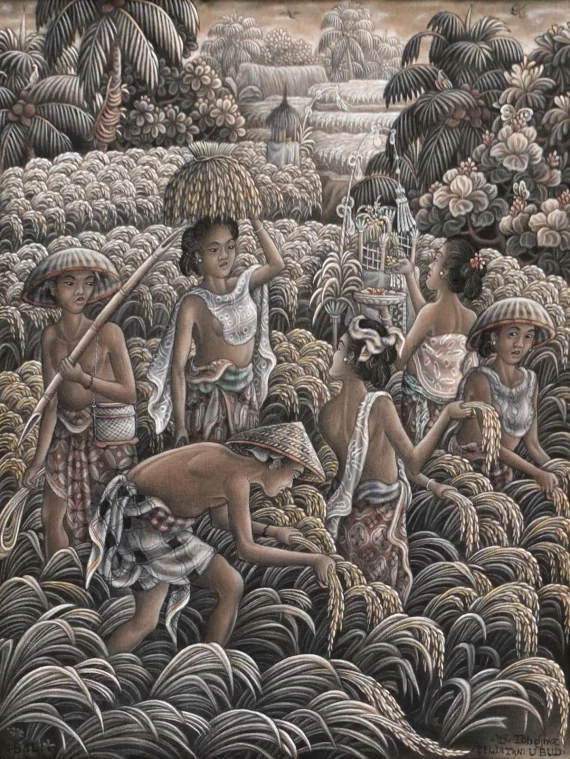 I Wayan Tohjiwa ~ Harvesting Rice | GLOBAL AUCTION