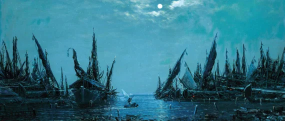 Sudjono Abdullah ~ Fishermen's Boat (Perahu Nelayan) | GLOBAL AUCTION