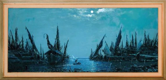 Sudjono Abdullah ~ Fishermen's Boat (Perahu Nelayan) | GLOBAL AUCTION