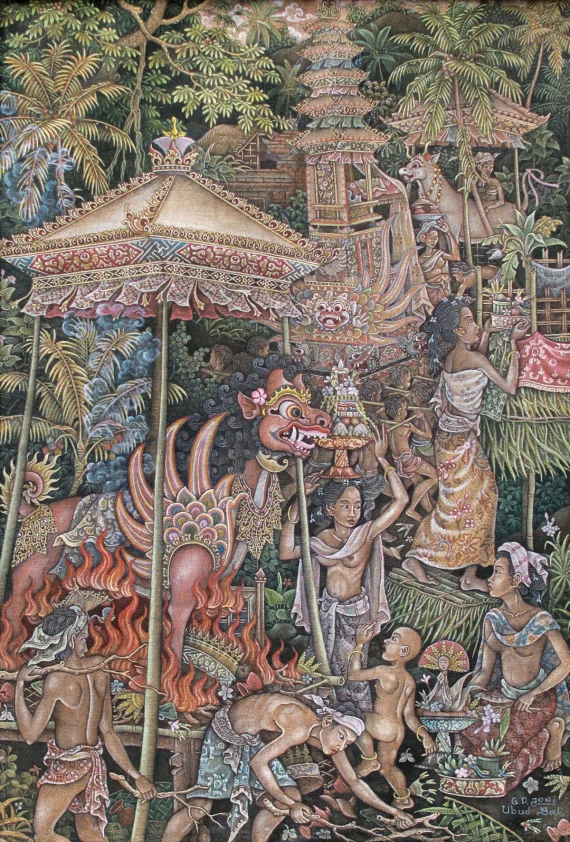 I Gusti Putu Joni ~ Ceremonial Preparations (Persiapan Upacara) | GLOBAL AUCTION