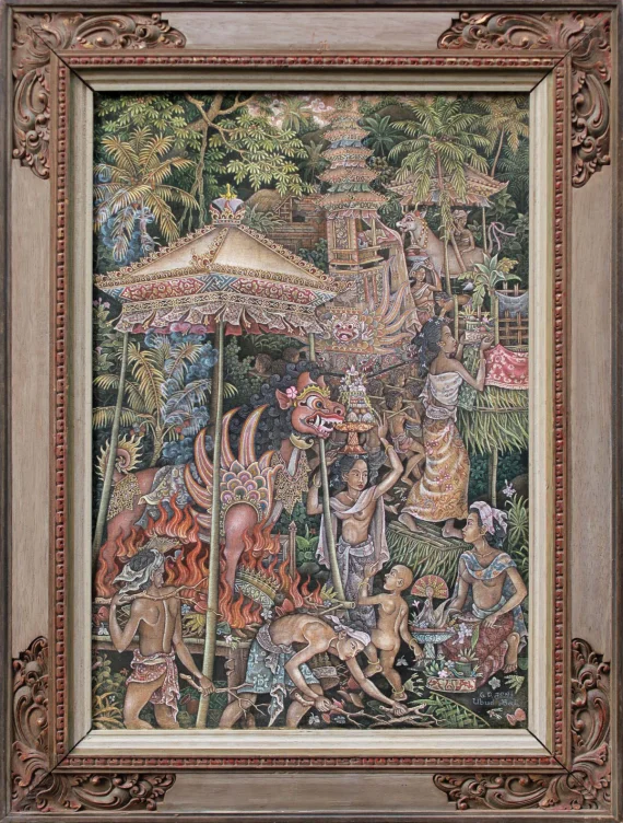 I Gusti Putu Joni ~ Ceremonial Preparations (Persiapan Upacara) | GLOBAL AUCTION