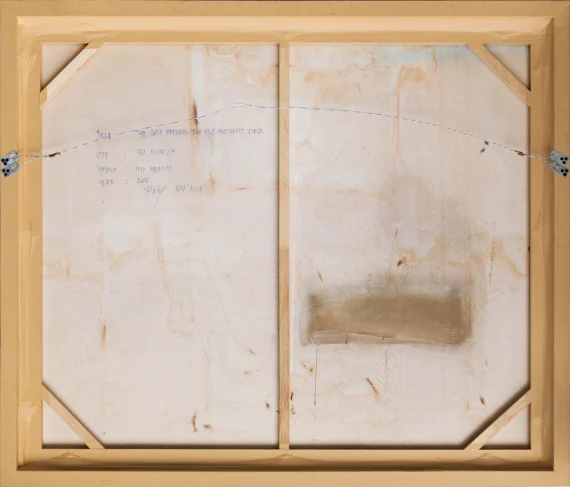 Heyi Ma'mun ~ Two Gold Between Two Blue And White Fields | GLOBAL AUCTION