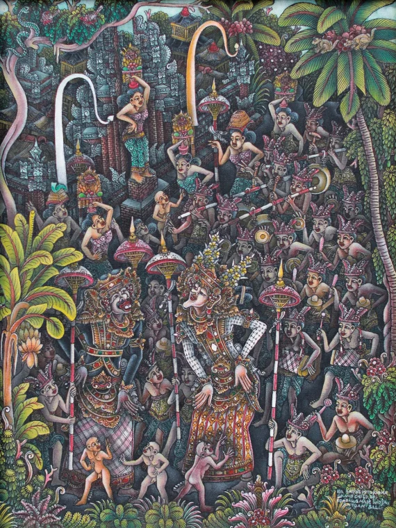Ida Bagus Putu Padma ~ The Story Of Barong Landung | GLOBAL AUCTION