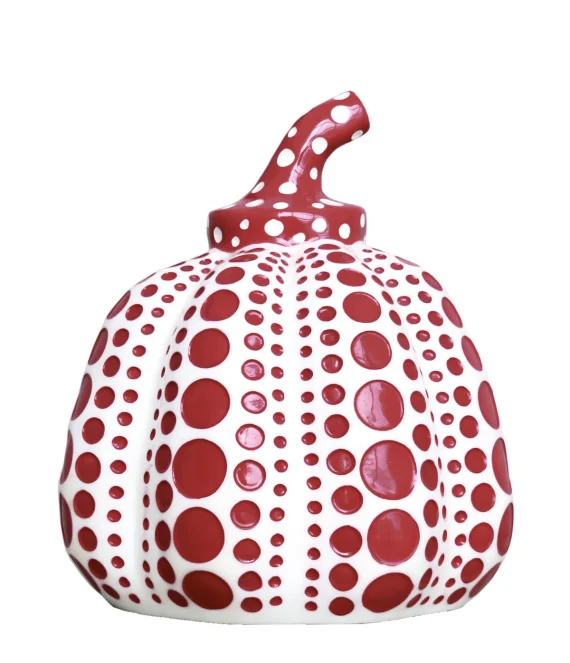 Yayoi Kusama ~ Red And White Pumpkin | GLOBAL AUCTION