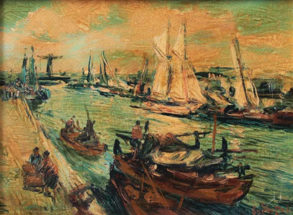 Koempoel Sujatno ~ Harbour (Pelabuhan) | GLOBAL AUCTION