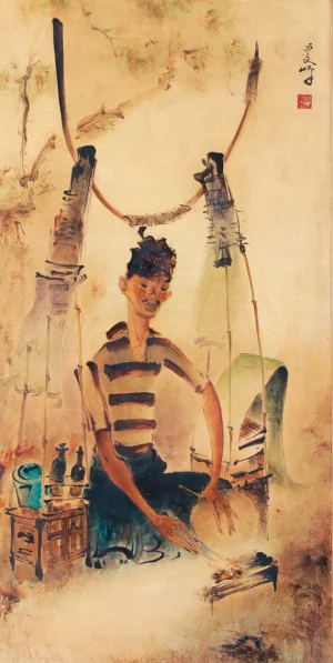 Lee Man Fong - Satay Seller