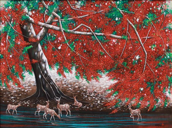 Tio Tjay ~ Deer Herd | GLOBAL AUCTION