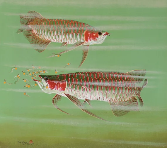 Tio Tjay ~ A Pair Of Arowana | GLOBAL AUCTION
