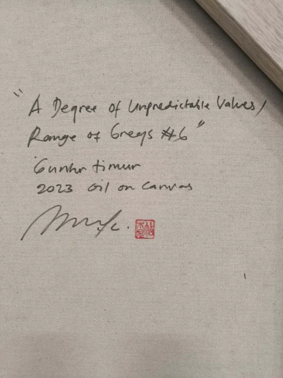 Guntur Timur ~ A Degree of Unpredictable Values / Range of Greys #6 | GLOBAL AUCTION
