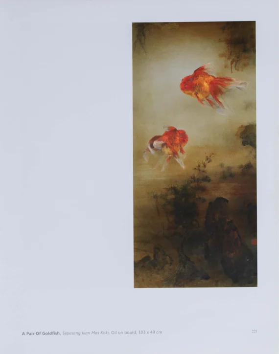 Lee Man Fong ~ A Pair Of Goldfish (Sepasang Ikan Mas) | GLOBAL AUCTION