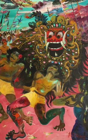 Hendra Gunawan - Barong and Keris Dancers (Barong dan Penari Keris)