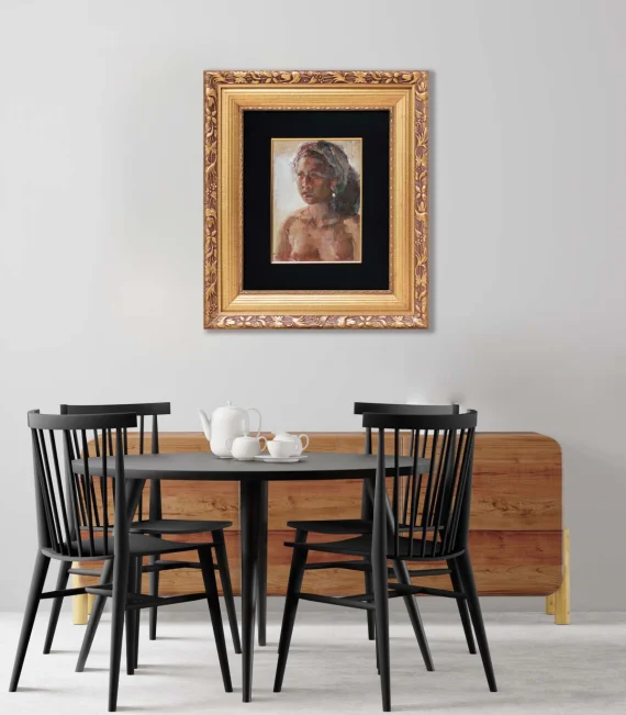 Lee Man Fong ~ Portrait Of An Indonesian Girl | GLOBAL AUCTION