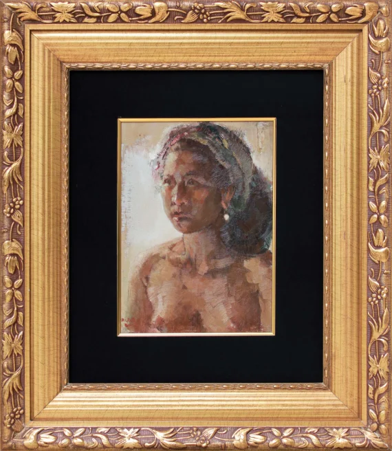 Lee Man Fong ~ Portrait Of An Indonesian Girl | GLOBAL AUCTION