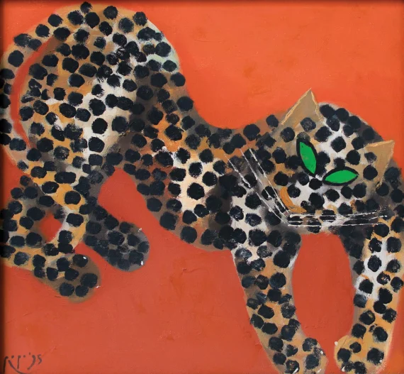 Popo Iskandar ~ Young Leopard | GLOBAL AUCTION