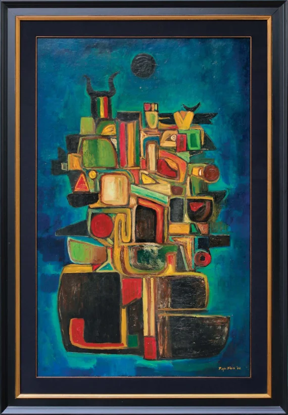 Fadjar Sidik ~ Form Of Composition (Komposisi Bidang) | GLOBAL AUCTION