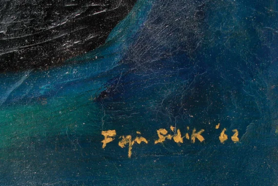 Fadjar Sidik ~ Form Of Composition (Komposisi Bidang) | GLOBAL AUCTION