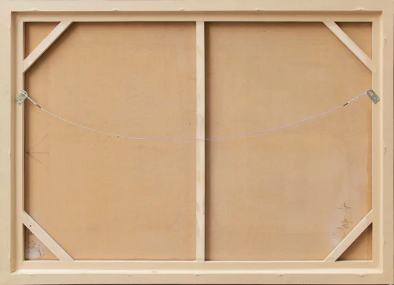 Mochtar Apin ~ Green Line On Purple (Garis Hijau Di Ungu) | GLOBAL AUCTION