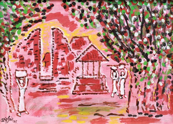 Arie Smit ~ In The Village | GLOBAL AUCTION