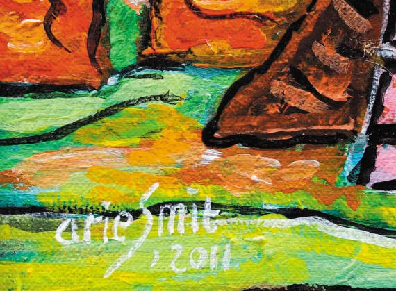 Arie Smit ~ In The Village Temple (Di Pura Desa) | GLOBAL AUCTION