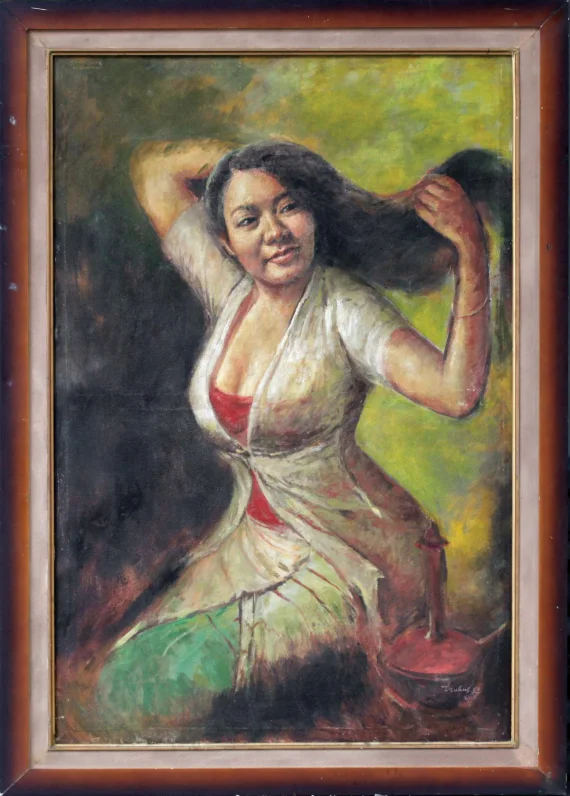 Trubus Sudarsono ~ Woman And Jar (Wanita Dan Kendi) | GLOBAL AUCTION
