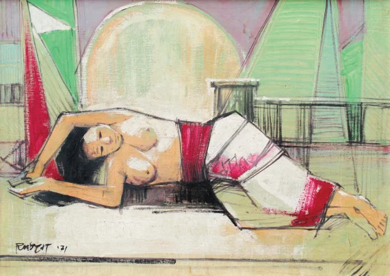 Roedyat Martadiredja ~ Lying Down (Berbaring) | GLOBAL AUCTION