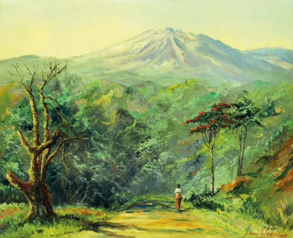 Jan Van Weerden ~ Merapi - Landscape | GLOBAL AUCTION