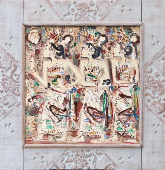 I Nyoman Gunarsa ~ 3 Bali Dancers (3 Penari Bali) | GLOBAL AUCTION