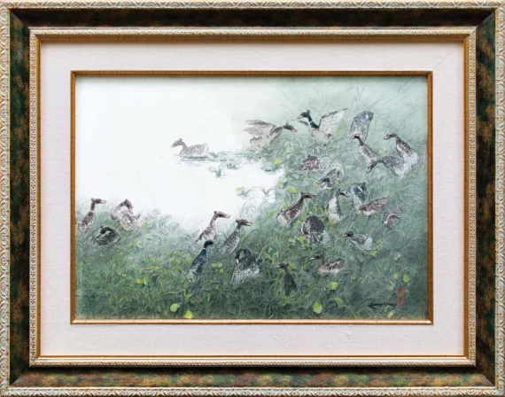 Huang Fong ~ A Flock Of Ducks (Sekelompok Bebek) | GLOBAL AUCTION