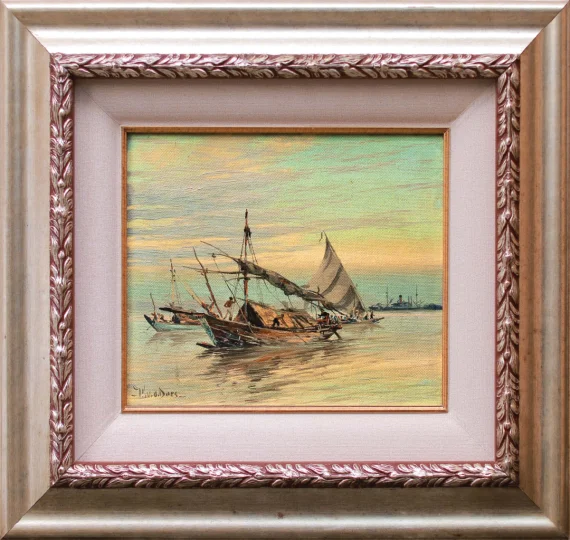 Willem Van Der Does ~ Fisherman's Boat (Kapal Nelayan) | GLOBAL AUCTION