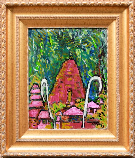 Arie Smit ~ Temple In Bali (Pura Di Bali) | GLOBAL AUCTION