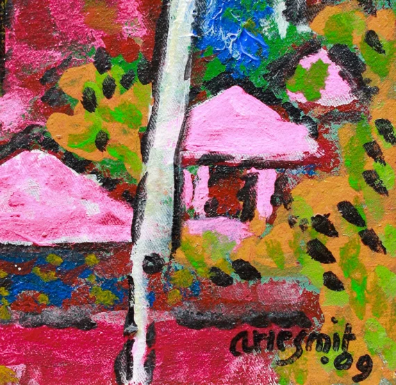 Arie Smit ~ Temple In Bali (Pura Di Bali) | GLOBAL AUCTION