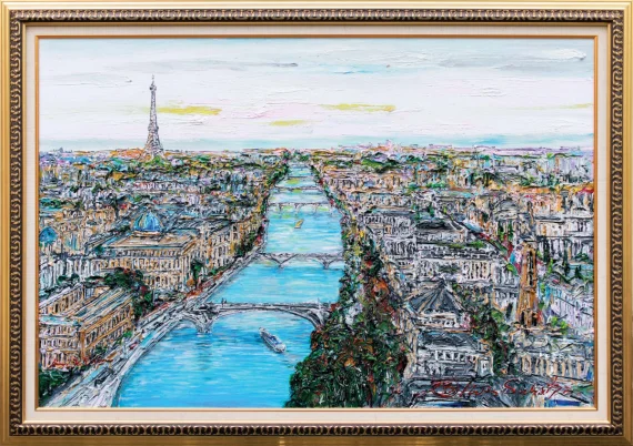 Jb Iwan Sulistyo ~ Eiffel And Seine River | GLOBAL AUCTION