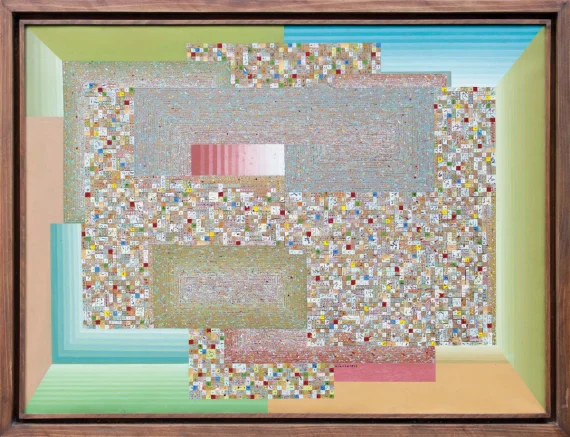 I Made Wianta ~ Calligraphy Of Golden Wall | GLOBAL AUCTION