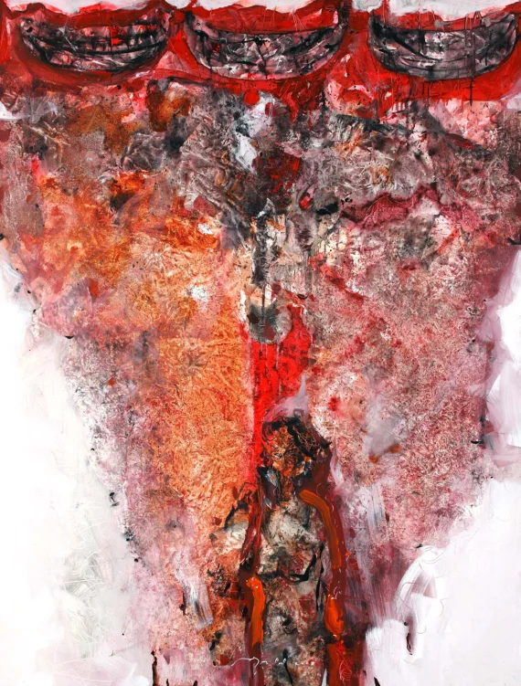 Gatot Widodo ~ Sketch On Tree Bark (Sketsa Pada Kulit Kayu) | GLOBAL AUCTION