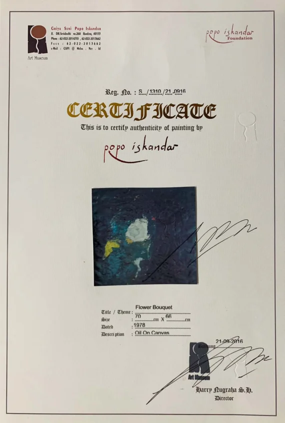 Popo Iskandar ~ Flower Bouquet | GLOBAL AUCTION