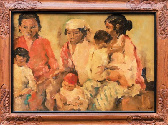 Dolf Breetvelt ~ Mother And Children (Ibu Dan Anak) | GLOBAL AUCTION