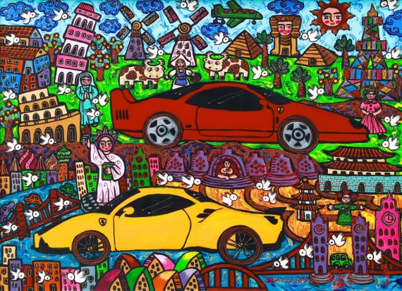 Erica Hestu Wahyuni ~ Ferrari Around The World (Ferrari In Tutto Il Mondo) | GLOBAL AUCTION