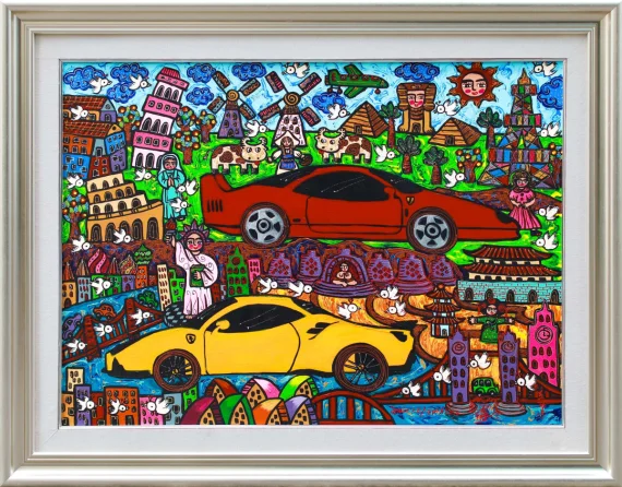 Erica Hestu Wahyuni ~ Ferrari Around The World (Ferrari In Tutto Il Mondo) | GLOBAL AUCTION