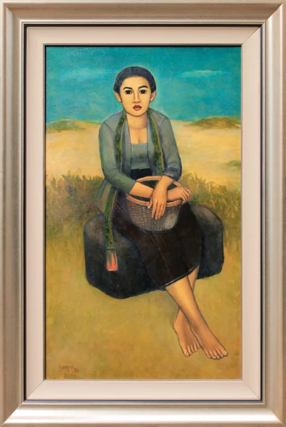 Sudarso ~ Holding A Basket (Memangku Bakul) | GLOBAL AUCTION