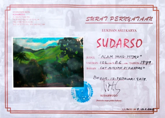 Sudarso ~ Green Nature (Alam Yang Hijau) | GLOBAL AUCTION