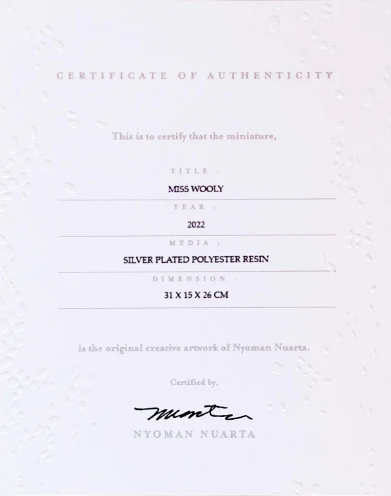 I Nyoman Nuarta ~ Miss Wooly | GLOBAL AUCTION