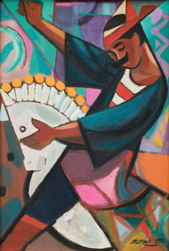 Barli Sasmitawinata ~ Flat Horses (Kuda Lumping) | GLOBAL AUCTION