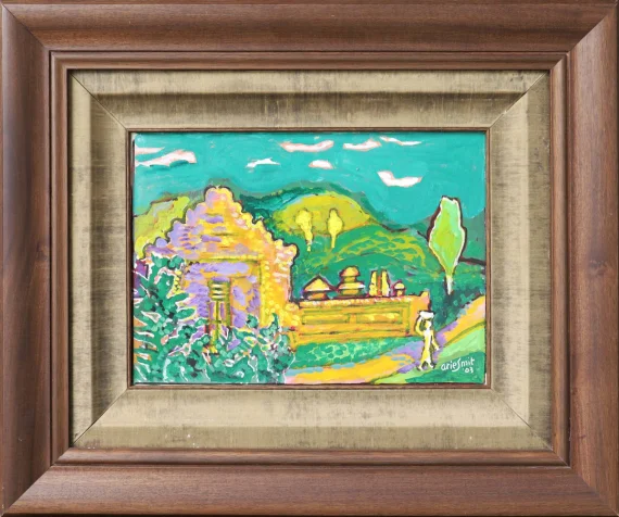 Arie Smit ~ Temple In Hill Country | GLOBAL AUCTION