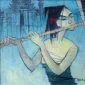 Roedyat Martadiredja ~ Balinese Girl Playing A Flute (Gadis Bali Sedang Meniup Seruling) | GLOBAL AUCTION